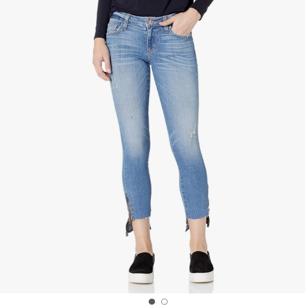 Siwy Ciara Low Rise Zip Hem Skinny in Cross My Mind